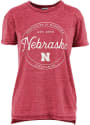 Nebraska Cornhuskers Womens Ella Seal T-Shirt - Red