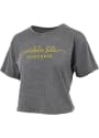 Wichita State Shockers Womens Vintage Crop T-Shirt - Black