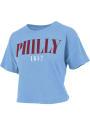 Philadelphia Womens T-Shirt - Blue