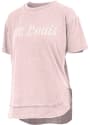 St Louis Womens T-Shirt - Pink