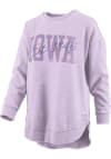 Main image for Pressbox Iowa Womens Purple Script Crew Sweatshirt