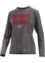 Detroit Red Wings Womens Vintage T-Shirt - Black