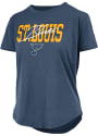 St Louis Blues Womens Classic T-Shirt - Navy Blue