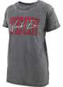 Texas Tech Red Raiders Womens Burnout Everest T-Shirt - Black