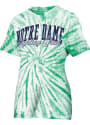 Notre Dame Fighting Irish Womens Tie Dye Santana T-Shirt - Kelly Green