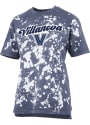 Villanova Wildcats Womens Bleach Wash Bonanza T-Shirt - Navy Blue