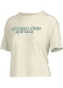Michigan State Spartans Womens Knobi T-Shirt - Ivory