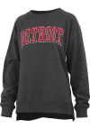 Main image for Pressbox Detroit Womens Black Wordmark Crew Sweatshirt