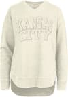 Main image for Pressbox Kansas City Womens Ivory Stacked Script Crew Sweatshirt