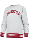 Main image for Pressbox Houston Cougars Womens Grey Santa Clara Crew Sweatshirt