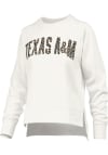 Main image for Pressbox Texas A&M Aggies Womens Ivory Houston Crew Sweatshirt