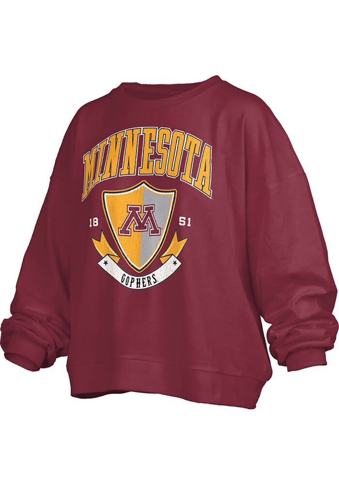 Pressbox Womens MAROON Minnesota Golden Gophers Buckler