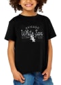 Chicago White Sox Youth Black Bat Boy T-Shirt