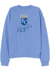 Main image for Kansas City Royals Womens Light Blue Washed Crew Sweatshirt