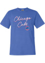Chicago Cubs Womens New Basic T-Shirt - Blue