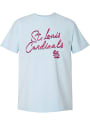 St Louis Cardinals Womens New Basic T-Shirt - Light Blue