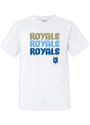 Kansas City Royals Womens Repeated T-Shirt - White