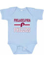Philadelphia Phillies Baby Home Team One Piece - Light Blue