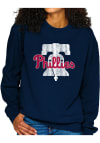 Main image for Philadelphia Phillies Womens Navy Blue Washed Crew Sweatshirt
