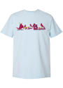 St Louis Cardinals Womens Evolution T-Shirt - Light Blue