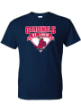 St Louis Cardinals Womens Unisex T-Shirt - Navy Blue