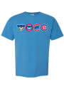 Chicago Cubs Womens Classic T-Shirt - Light Blue