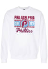 Main image for Philadelphia Phillies Womens White Circle Date Crew Sweatshirt