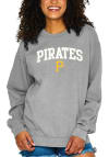 Main image for Pittsburgh Pirates Womens Grey Washed Crew Sweatshirt