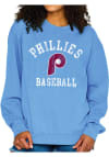 Main image for Philadelphia Phillies Womens Blue Washed Crew Sweatshirt