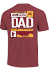 Main image for Minnesota Golden Gophers Maroon  Tiles Dad Short Sleeve T Shirt