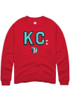 Main image for Rally KC Current Mens Red Big KC Long Sleeve Fashion Sweatshirt
