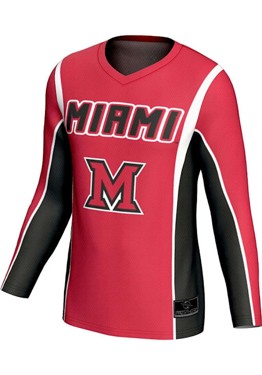 ProSphere Mens RED Miami RedHawks Rival Volleyball Volleyball Jersey ...