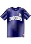 Main image for New Era Los Angeles Dodgers Blue Throwback Pinstripe Short Sleeve T Shirt
