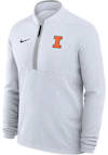 Main image for Mens Illinois Fighting Illini White Nike Victory Qtr Zip Pullover