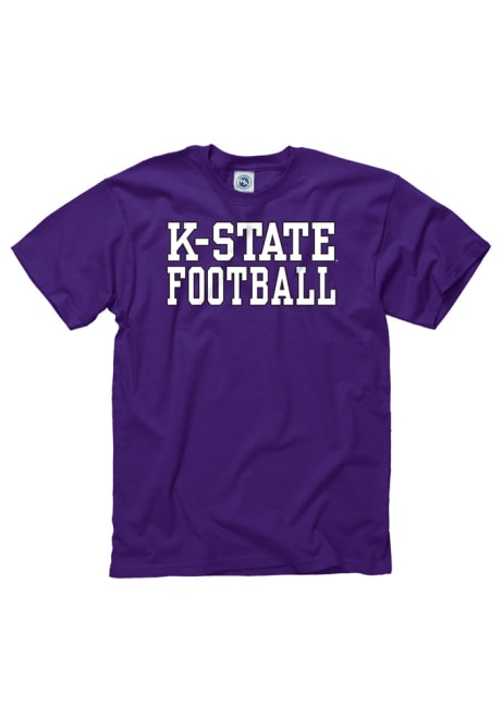 K-State Wildcats Football Short Sleeve T Shirt - Purple