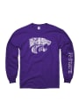 K-State Wildcats Distressed T Shirt - Purple