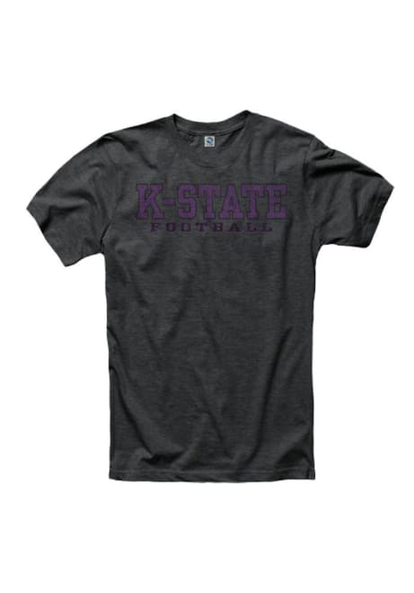 K-State Wildcats Football Short Sleeve T Shirt - Black