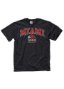 Miami Redhawks Black Arch Logo Tee
