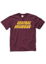 Central Michigan Chippewas Maroon Rally Loud Tee