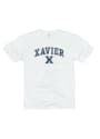 Xavier Musketeers White Midsize Distressed Tee