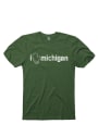 Michigan Green I Mitten Short Sleeve T Shirt
