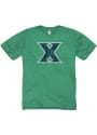 Xavier Musketeers Green Distressed Big Logo Fashion Tee
