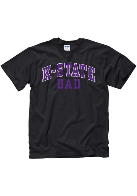 K-State Wildcats Dad Short Sleeve T Shirt - Black
