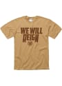 Western Michigan Broncos Gold We Will Reign Tee