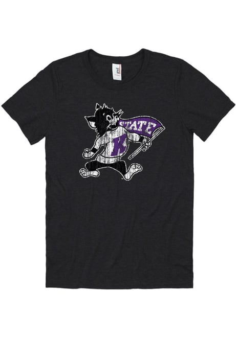 K-State Wildcats Wille Short Sleeve T Shirt - Black
