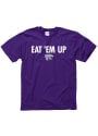 K-State Wildcats Eat Em Up T Shirt - Purple
