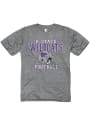 K-State Wildcats Helmet T Shirt - Grey