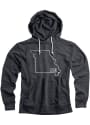 Missouri Black State Local Long Sleeve Hood Sweatshirt