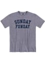 Navy Blue Sunday Funday Short Sleeve T Shirt