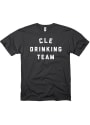 Cleveland Black Drinking Team Short Sleeve T Shirt